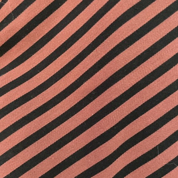 CHICO'S Imperial Stripe No Iron Tunic Blouse Women's 18 Sable Button Up Stretch - Picture 3 of 11